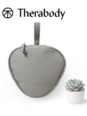 THERABODY Gray Travel Cosmetic Toiletry Case – United Airlines Exclusive